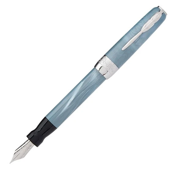 Pineider Full Metal Jacket Fountain Pen, Ash Grey, Medium Nib 3 Pineider Full Metal Jacket Fountain Pen, Ash Grey, Medium Nib