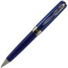 Pineider Full Metal Jacket Ballpoint Pen, Lightning Blue -Office Supplies 12570 WalnutGunmetal zoom ca457b65 04b7 4565 b1db ee0e7ee60702