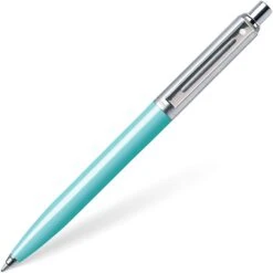 Sheaffer Sentinel Ballpoint Pen, Aqua & Chrome