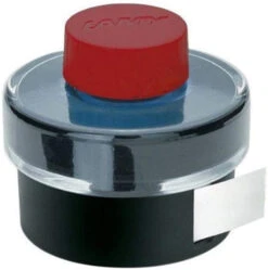 Lamy 50ml Fountain Pen Ink Bottle With Blotter Paper, Red