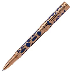 Conklin Endura Deco Crest Rollerball Pen, Blue & Rose Gold