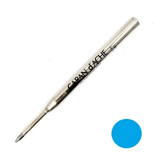 Caran D'Ache Goliath Ballpoint Pen Refill, Turquoise Medium 3 Caran D'Ache Goliath Ballpoint Pen Refill, Turquoise Medium