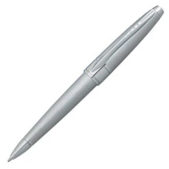 Cross® Cross Apogee Ballpoint Pen, Brushed Chrome, New, #AT0122-18
