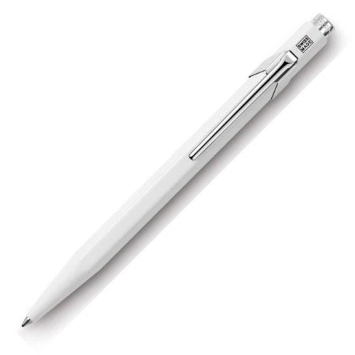 Caran D'Ache 849 Ballpoint Pen Metal White #849.001 3 Caran D'Ache 849 Ballpoint Pen Metal White #849.001