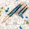 Monteverde Limited Edition Super Mega Abalone Rollerball Pen, Rose Gold Trim -Office Supplies 89316831 b78e 5546 9fab fbf1d95b1dad