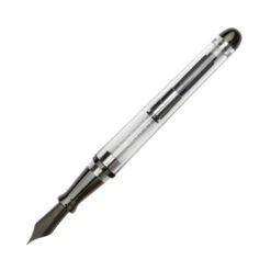Pineider Avatar UR Demo Black Trim Clear Fountain Pen, Extra Fine
