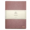 Pineider Notes Milano Leather Notebook, Lilac, Lined Ivory Paper -Office Supplies Lilac