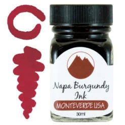Monteverde 30ml Fountain Pen Ink Bottle, Napa Burgundy