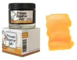 Private Reserve Pearlescent Fountain Pen Ink Bottle, 60ml, Orange Silver