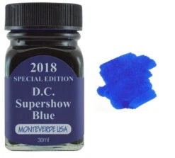 Monteverde 30ml Special Edition Fountain Pen Ink Bottle, DC Supershow Blue