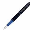 Diplomat Elox Ring Black/Blue Fountain Pen -Office Supplies eloxfp