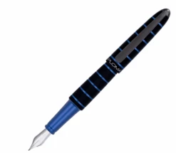 Diplomat Elox Ring Black/Blue Fountain Pen