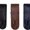 Double Genuine Leather Pen Case -Office Supplies f6058350 d1a3 5930 9e6a 45d074e7a86e