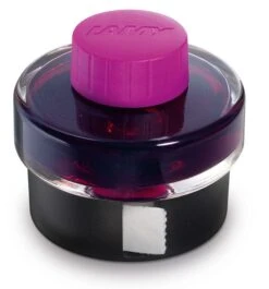 Lamy 50ml Fountain Pen Ink Bottle With Blotter Paper, Vibrant Pink