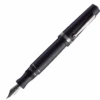 Maiora Aventus Lapillo Fountain Pen, Matte Black & Ruthenium Trim -Office Supplies laqp