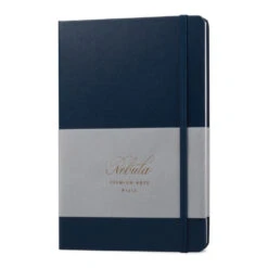 Nebula Premium Notepad, 90g White Paper, Midnight Navy