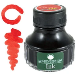 Monteverde 90ml Fountain Pen Ink Bottle, Valentine Red