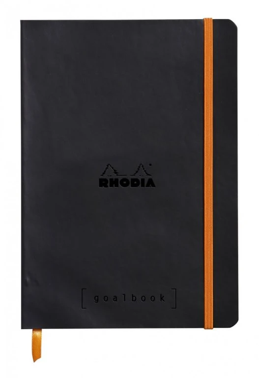 Rhodia Goalbook Journal, Dot Grid Paper, A5 Size, Black