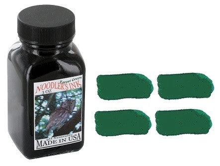 Noodlers Fountain Pen Ink Bottle - Forest Green 3 Noodlers Fountain Pen Ink Bottle - Forest Green